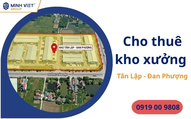 Cho thuê kho xưởng Tân Lập, Đan Phượng, Hà Nội